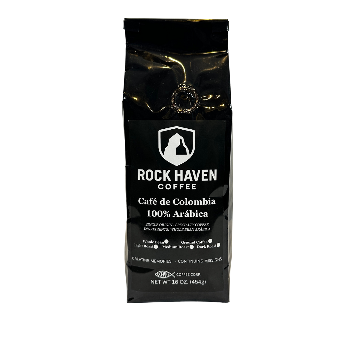 Premium Colombian Single-Origin Whole Bean Coffee | 8oz-12oz-16oz